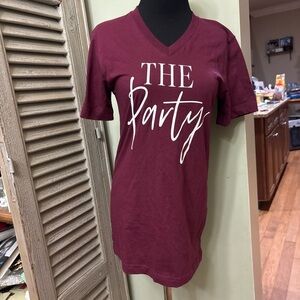 Bella + Canvas Women Red Short Sleeve T-Shirt S